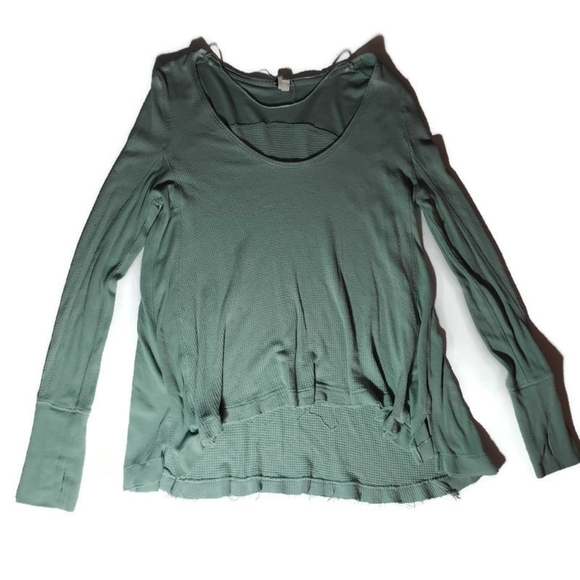 We The Free Malibu Thermal Oversized Shirt small - Picture 2 of 8